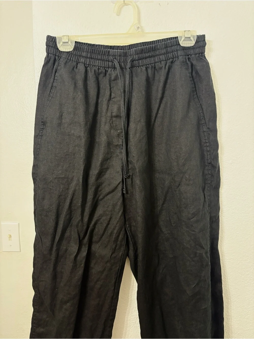 Banana Republic 100% Linen Wide-Leg Pants